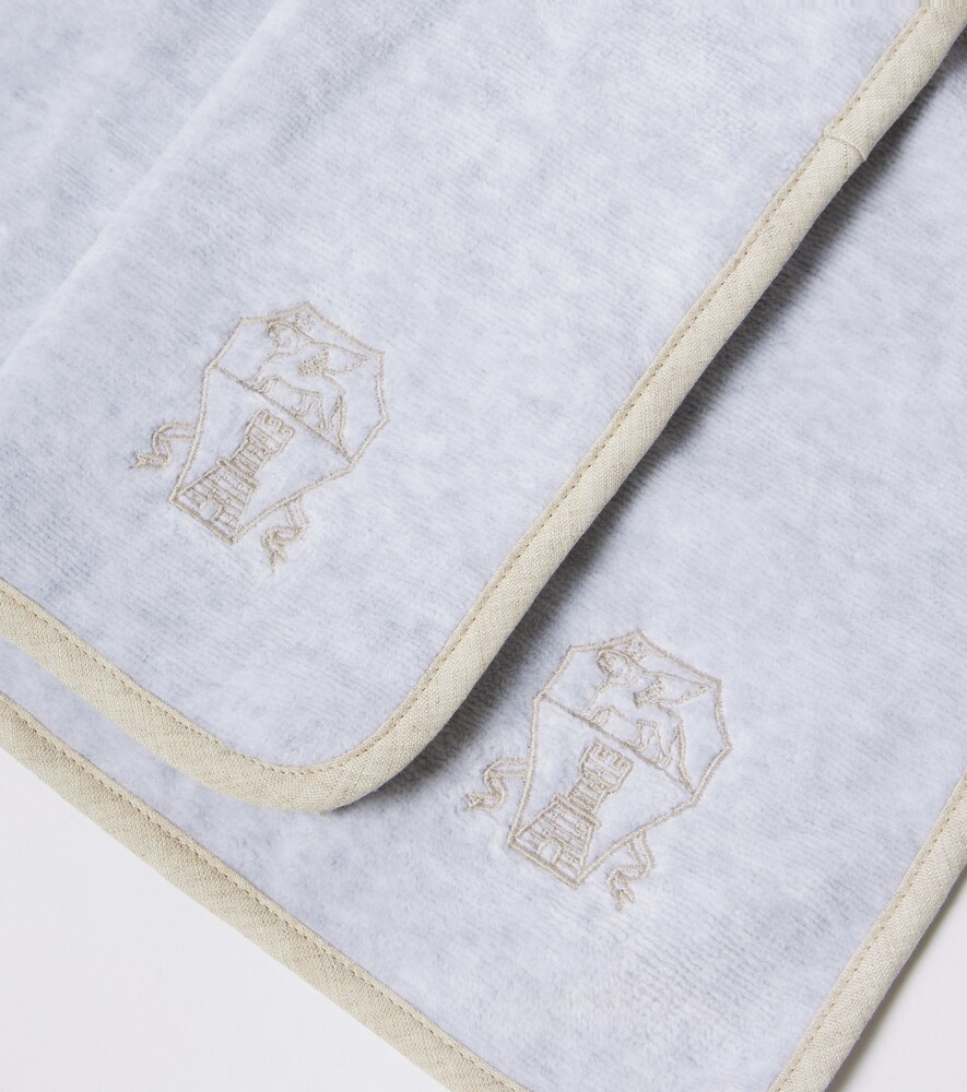  Brunello Cucinelli Brunello Cucinelli Set Aus Zwei Gästehandtüchern 