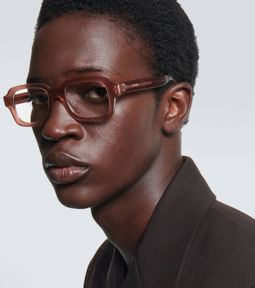 CELINE BOLD 3 DOTS SQUARE GLASSES