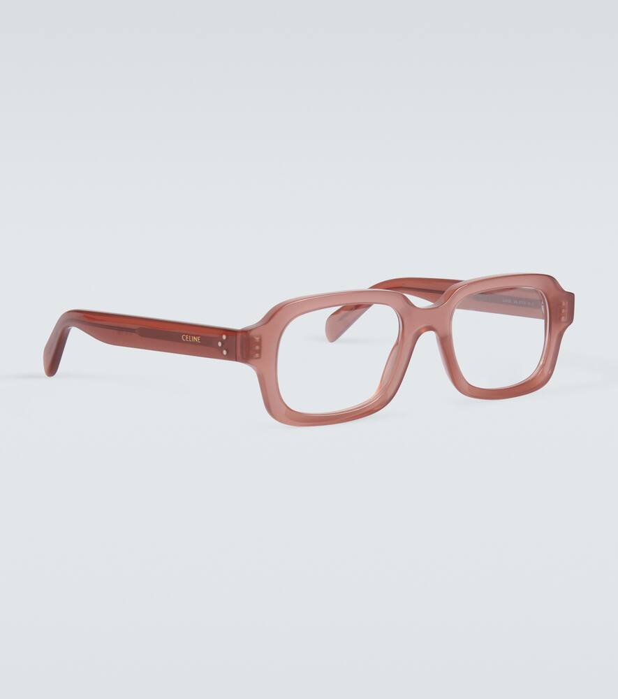 CELINE BOLD 3 DOTS SQUARE GLASSES