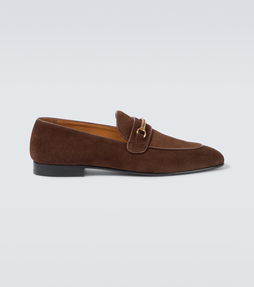 Tom Ford Suede Loafers In Brown