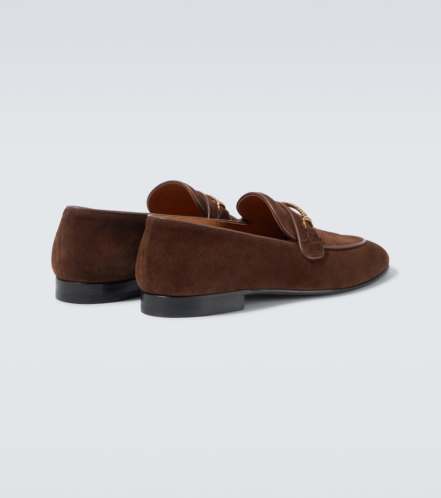 Tom Ford Suede Loafers In Brown