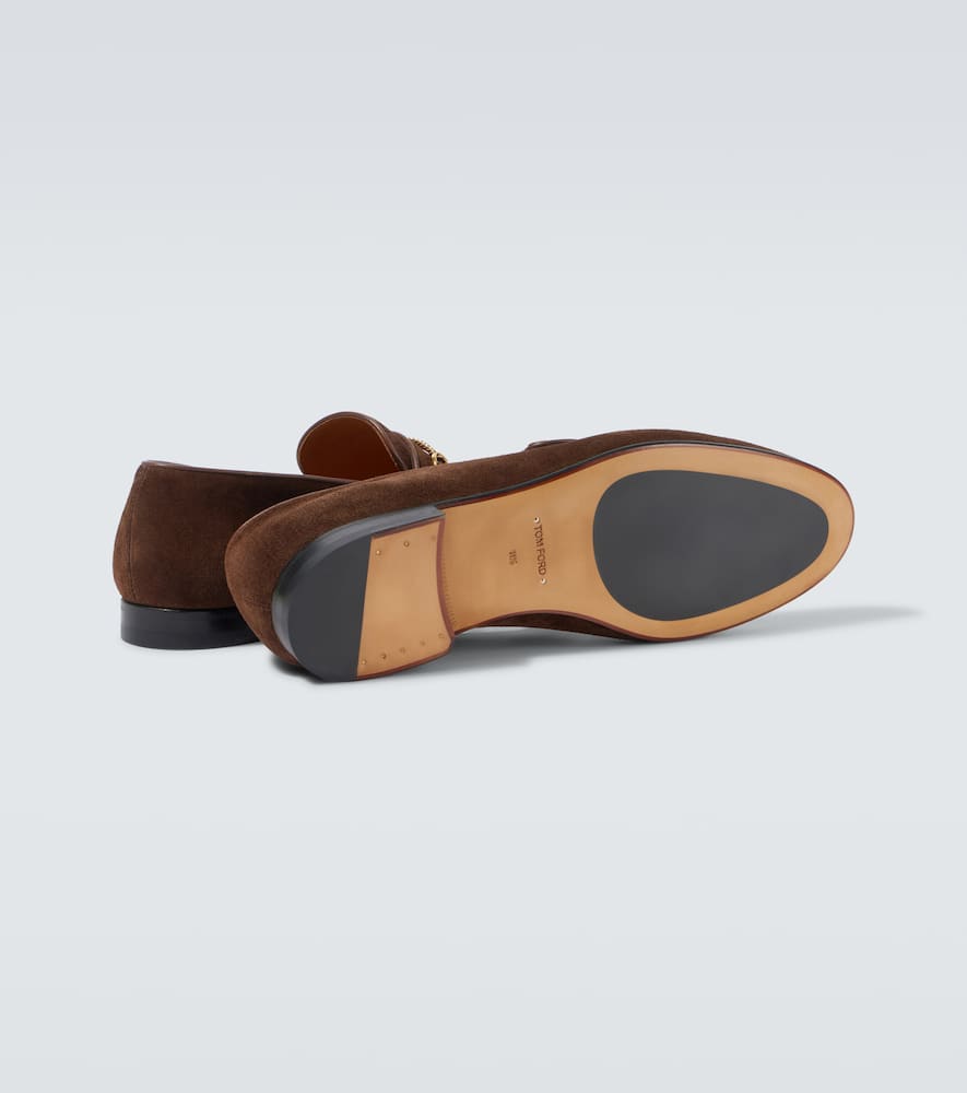 Tom Ford Suede Loafers In Brown