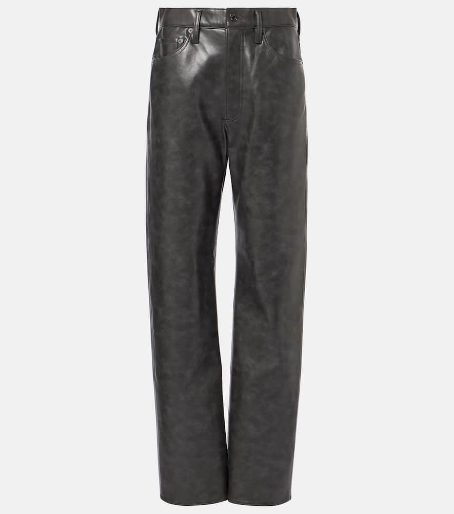 Agolde Kelly High-rise Pants In Black
