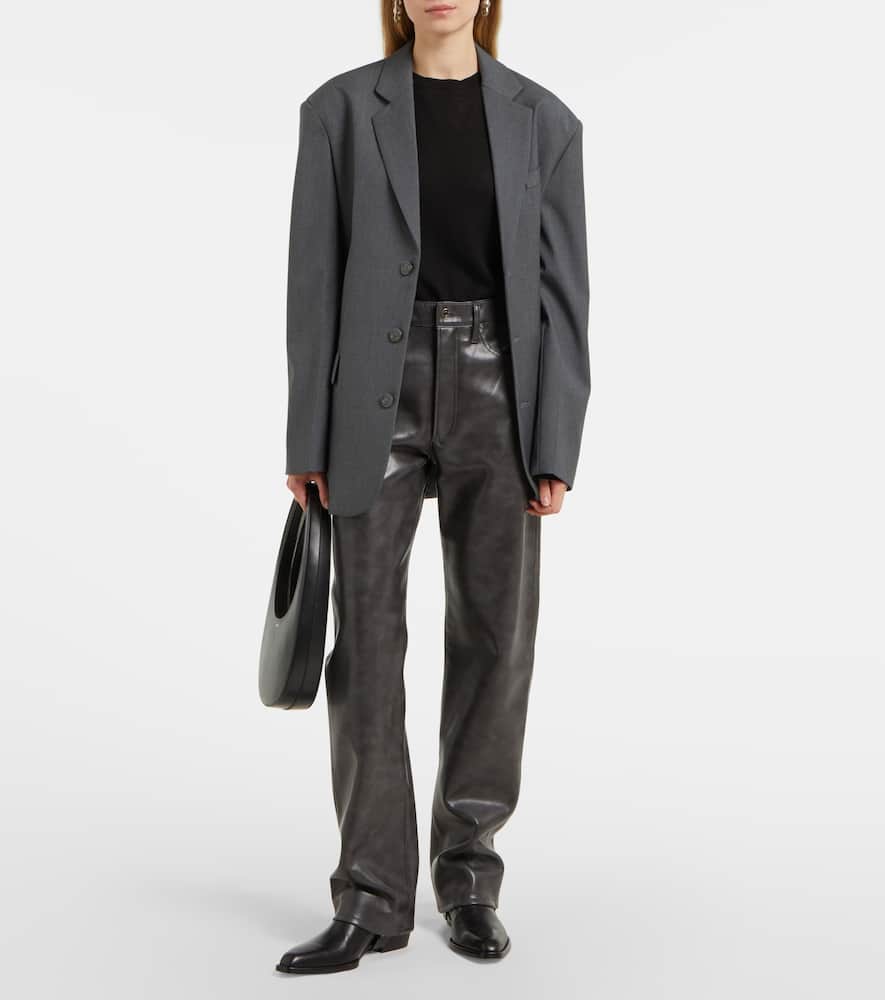 Agolde Kelly High-rise Pants In Black