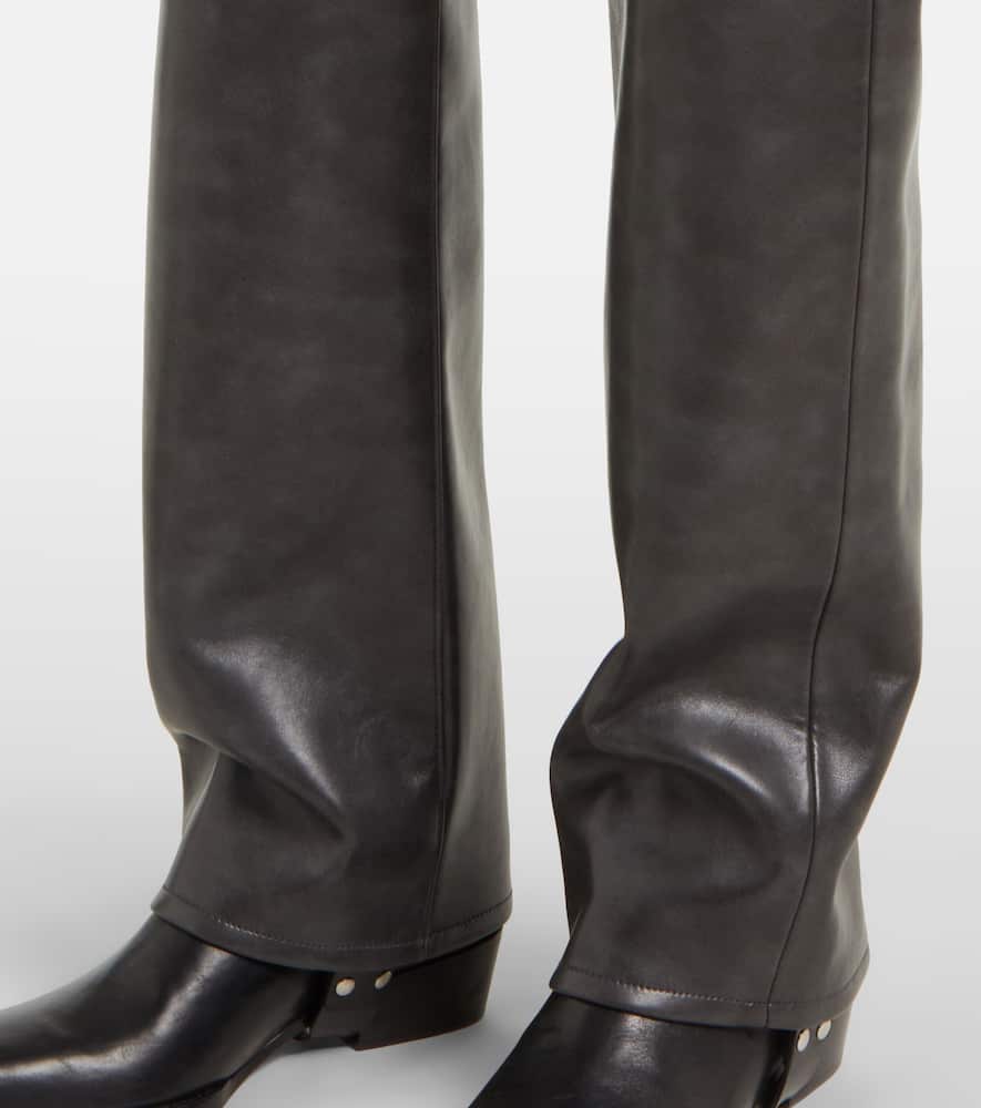 Agolde Kelly High-rise Pants In Black
