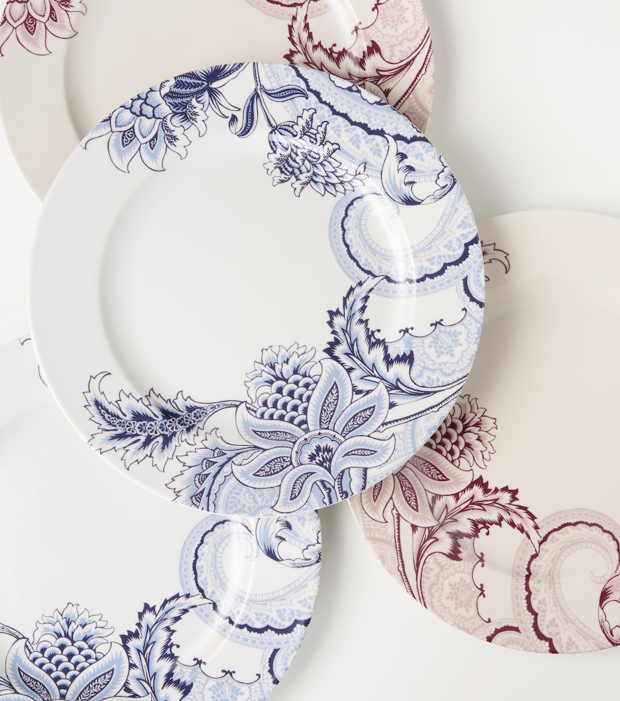  Etro Etro Bloom Set Of 2 Porcelain Charger Plates 