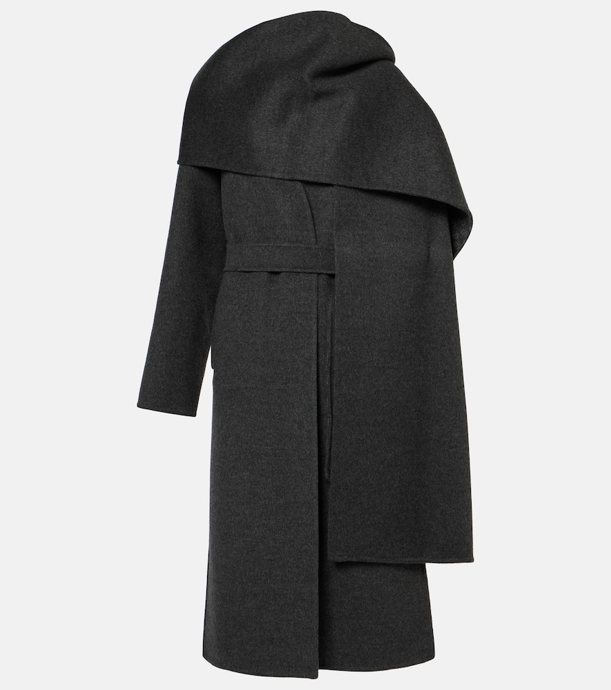 GG double-breasted wool coat