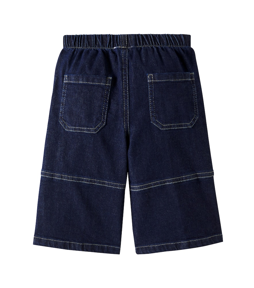 Il Gufo Baby Wide-leg Jeans In Blue