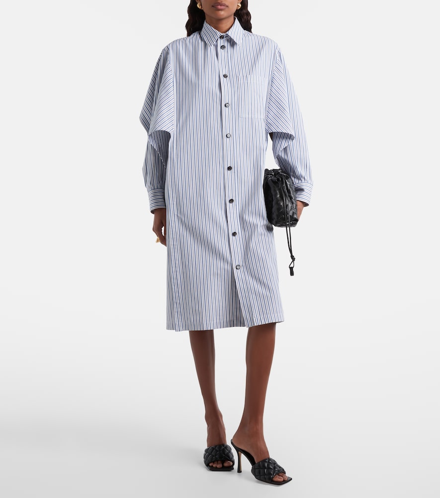 Bottega Veneta Striped cotton shirt dress