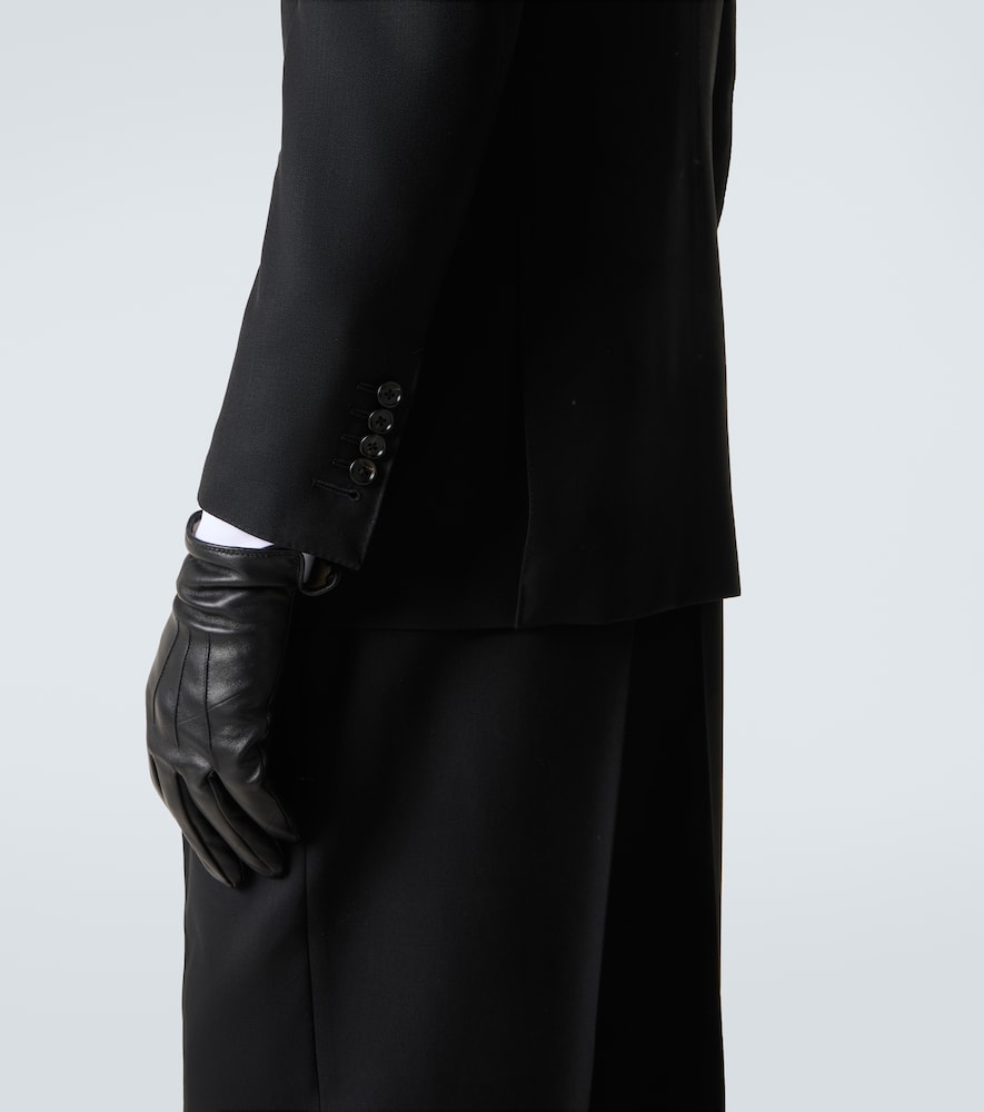 Tom Ford High Twist Double Breasted Wool Jacket Clothing In Black