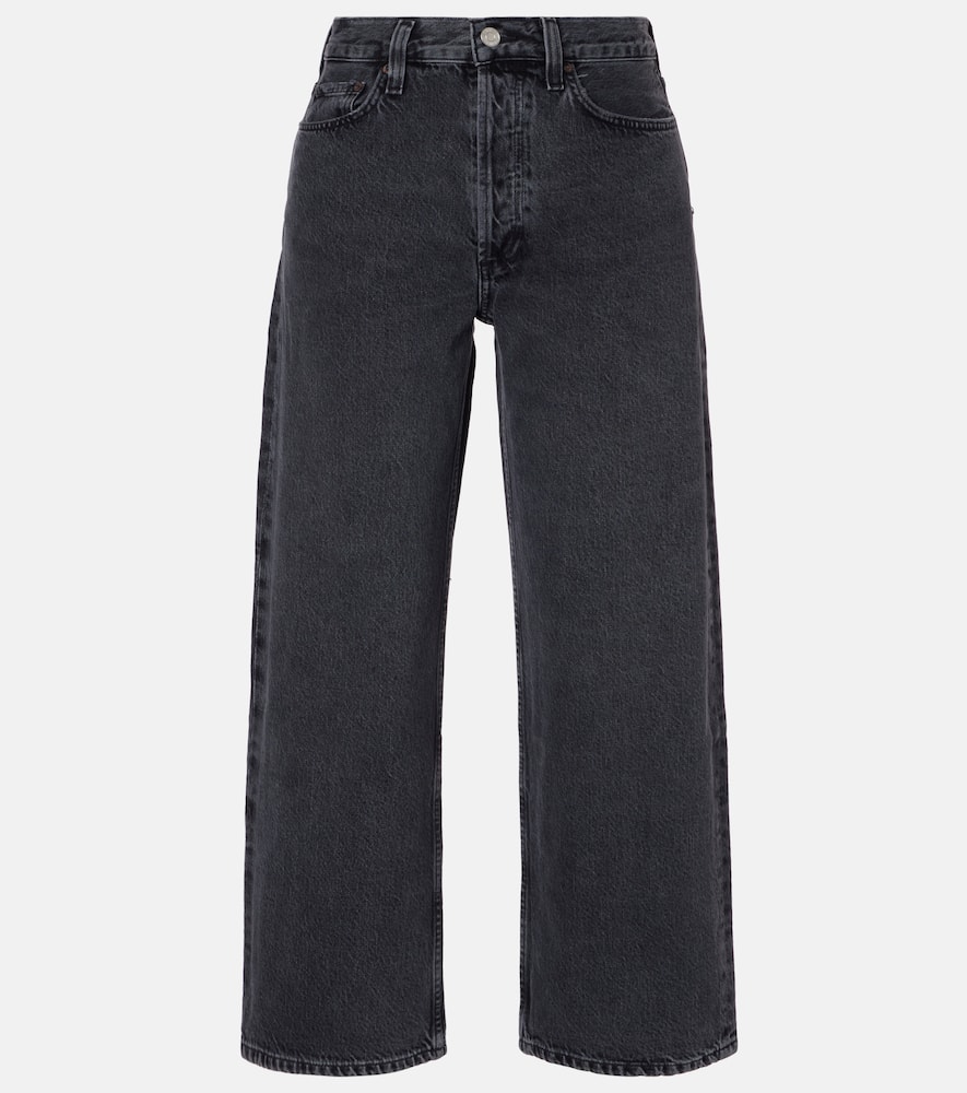 Arc cropped mid-rise wide-leg jeans