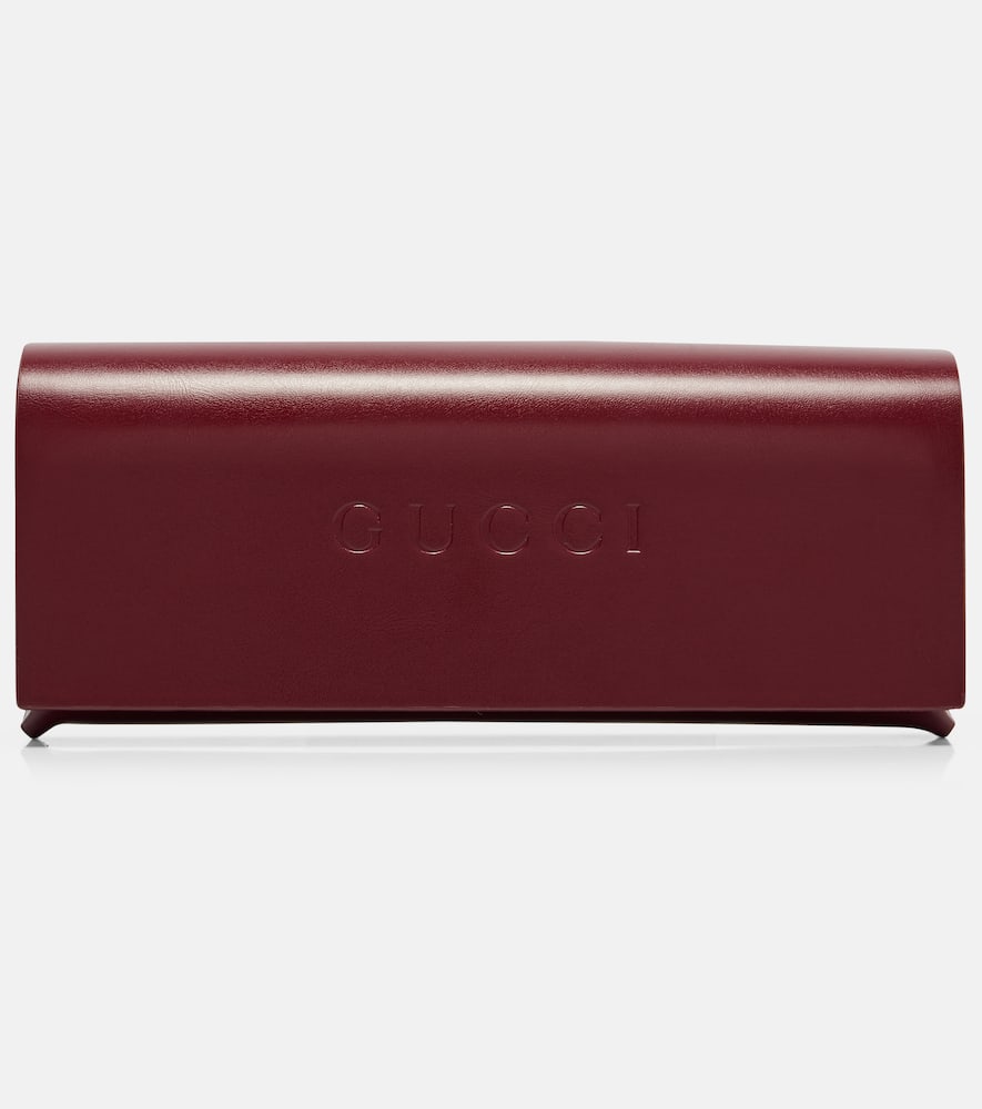 Gucci Rodeo Drive Oval Sunglasses In Gold