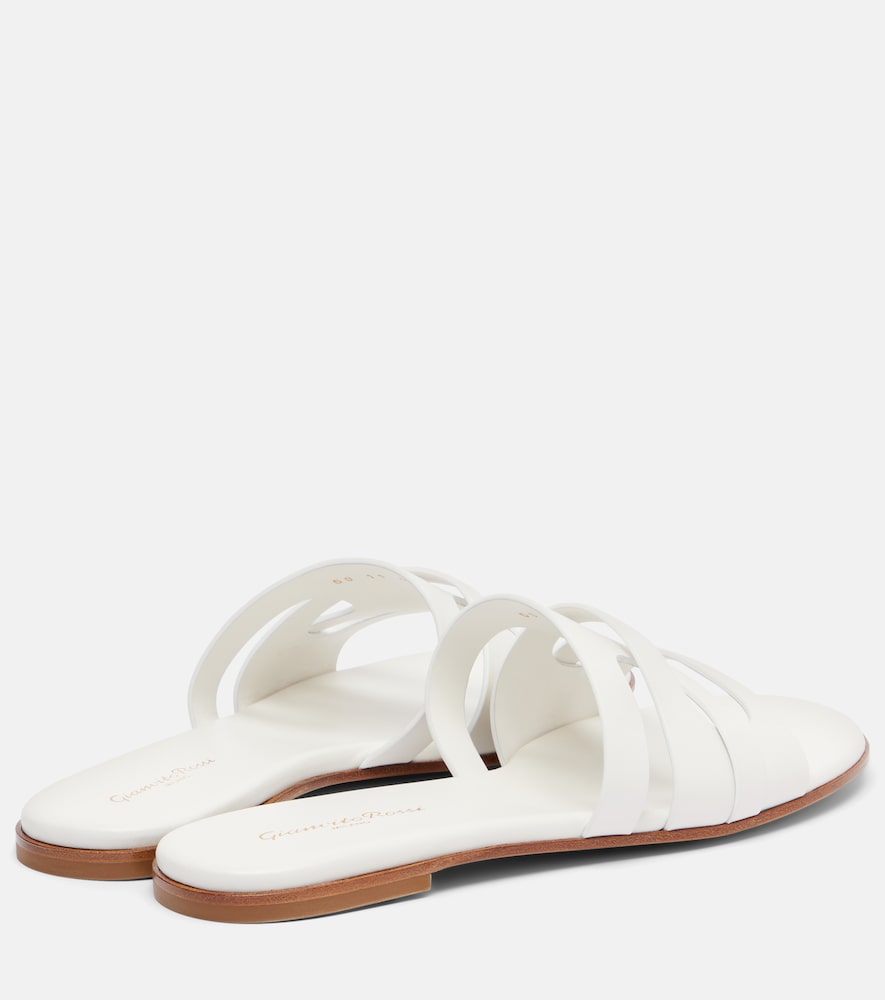  Gianvito Rossi Gianvito Rossi Pantoletten Nora Aus Leder 