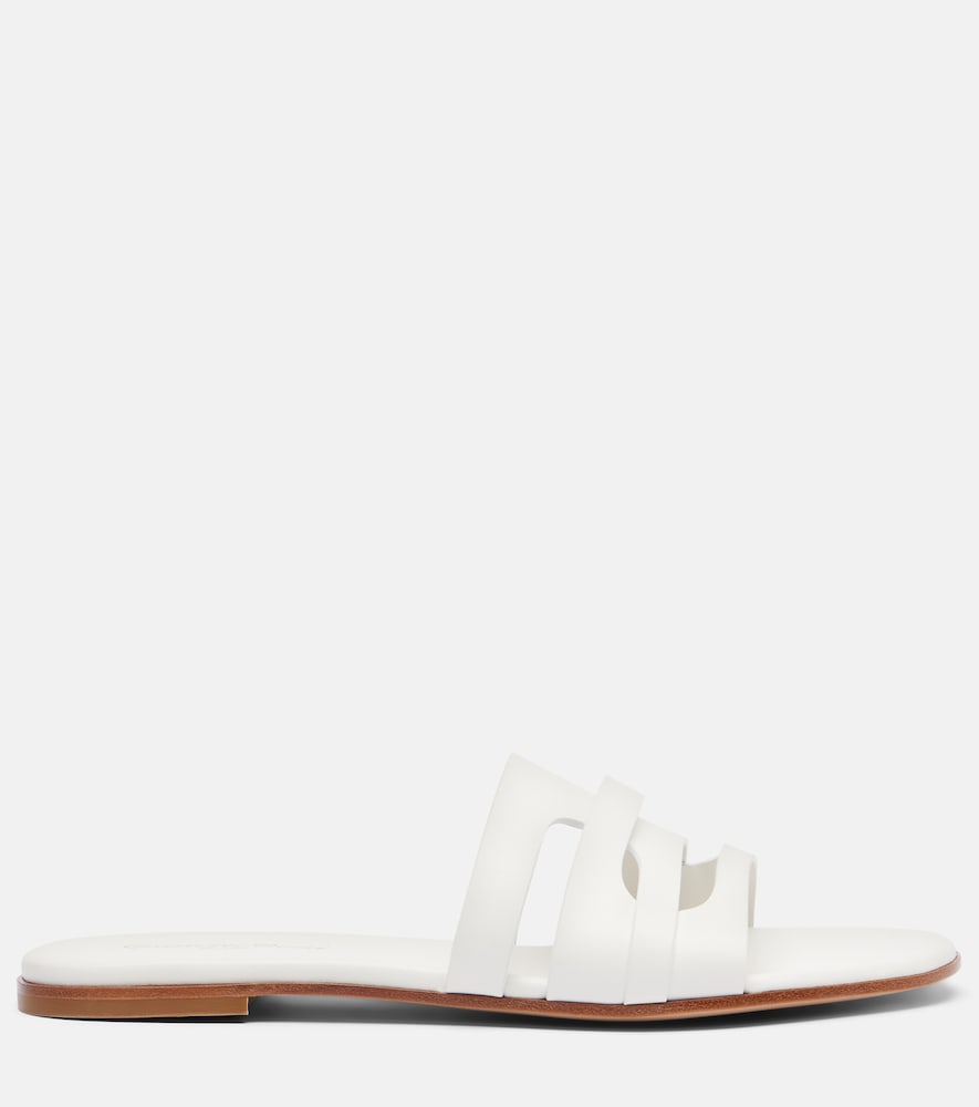  Gianvito Rossi Gianvito Rossi Pantoletten Nora Aus Leder 