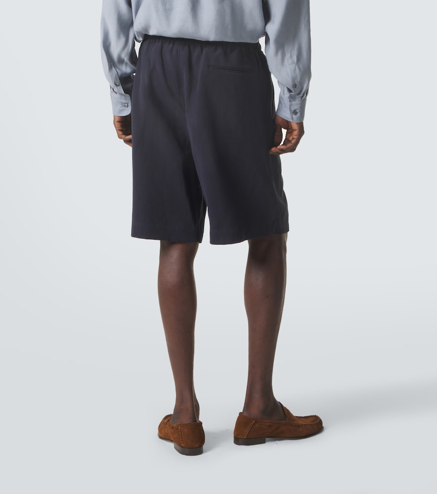  Giorgio Armani Giorgio Armani Bermuda-shorts Aus Leinen-canvas 