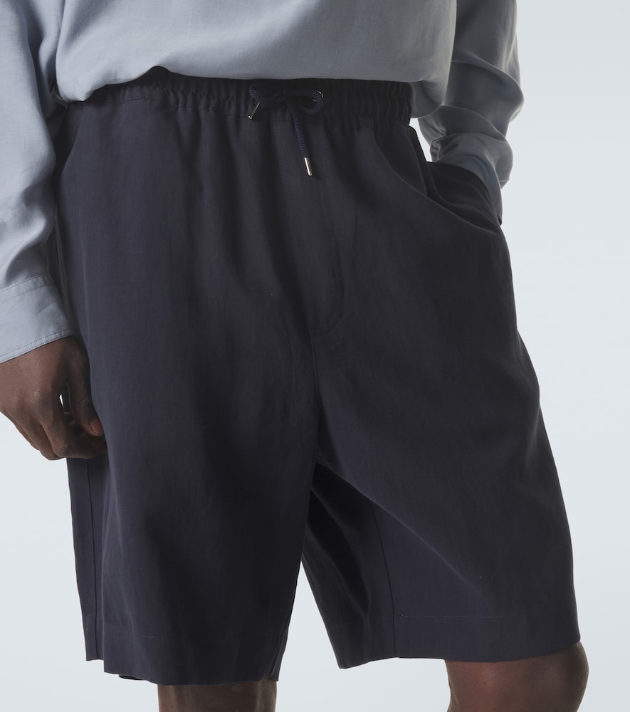  Giorgio Armani Giorgio Armani Bermuda-shorts Aus Leinen-canvas 
