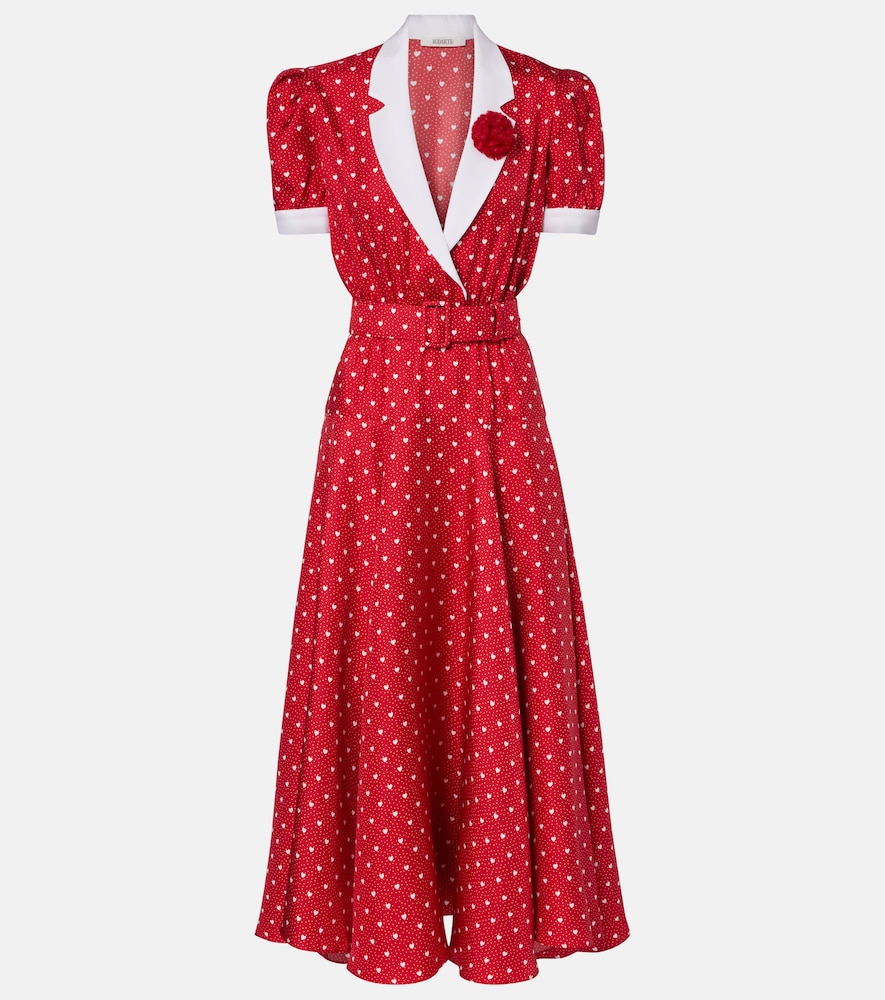 Silk Satin Midi Dress