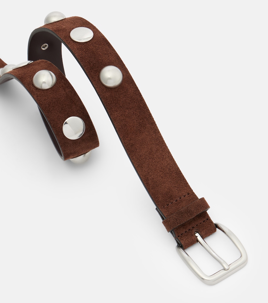  Nour Hammour Nour Hammour Gürtel Aus Veloursleder 