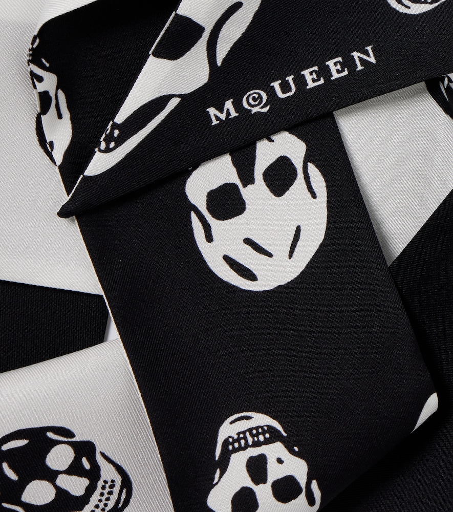  Mcqueen Mcqueen Tuch Skull Aus Seide 