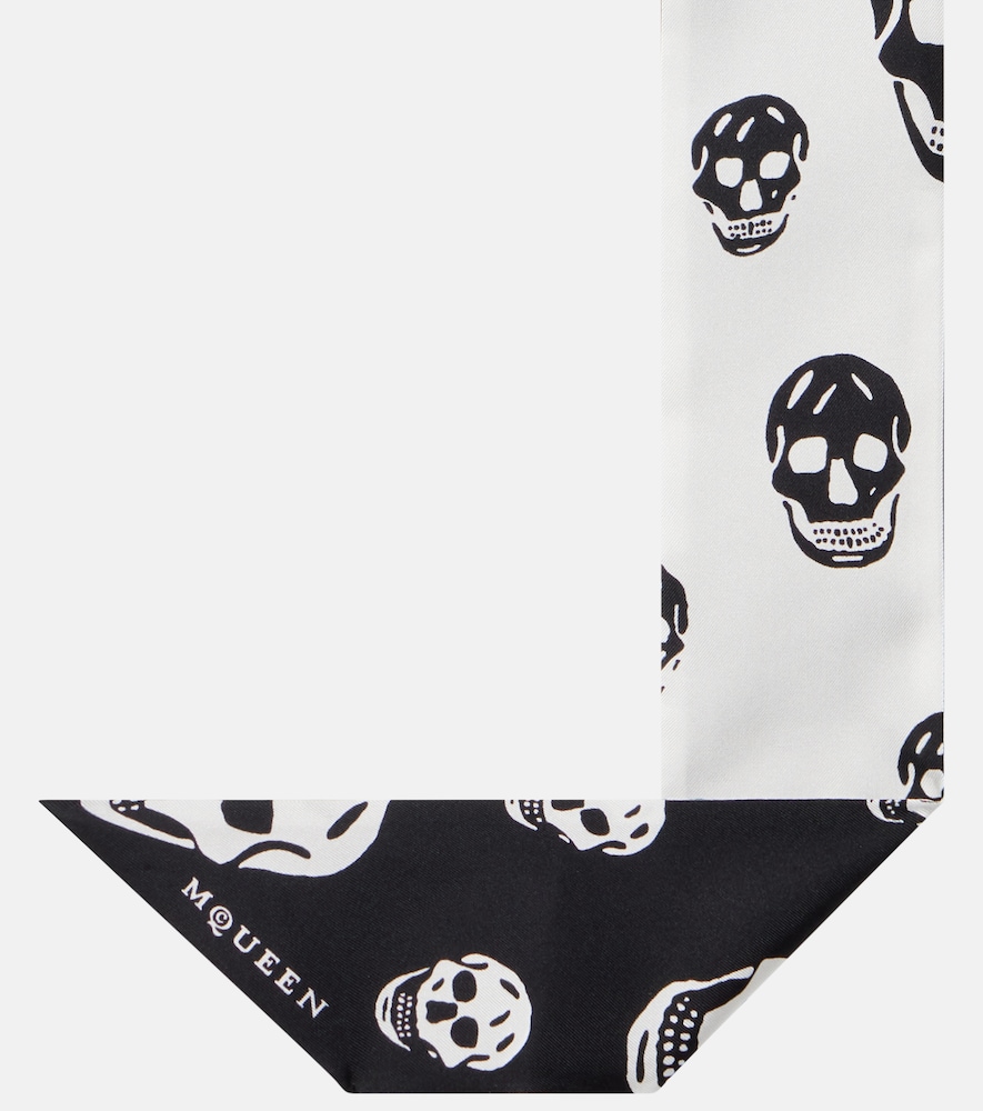 Mcqueen Mcqueen Tuch Skull Aus Seide 