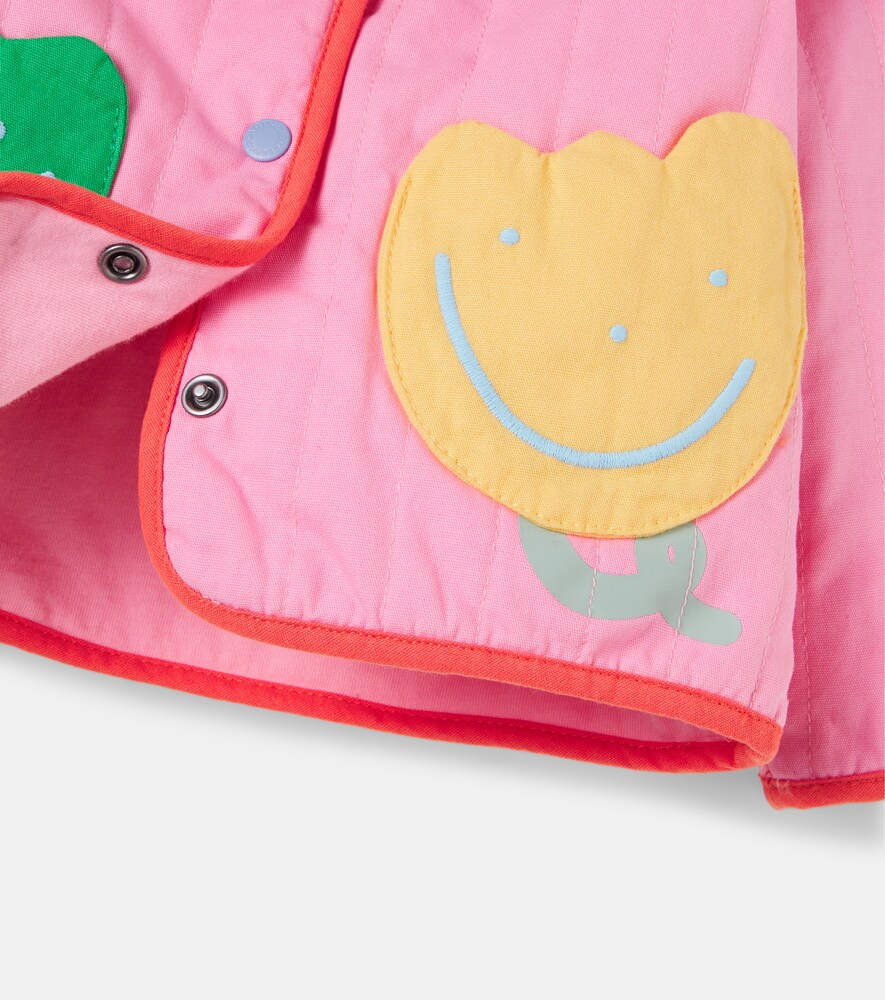  Stella Mccartney Kids Stella Mccartney Kids Baby Embroidered Quilted Jacket 