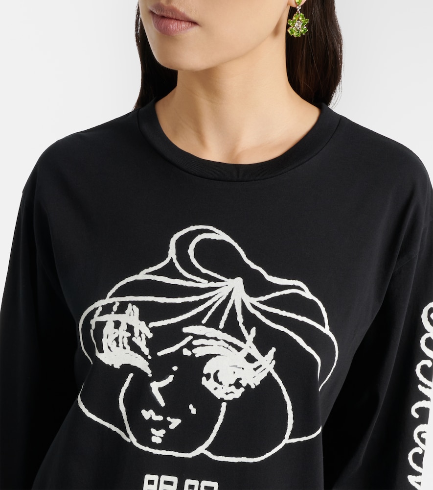 Simone Rocha Simone Rocha Longsleeve Dim Sum Aus Baumwoll-jersey 