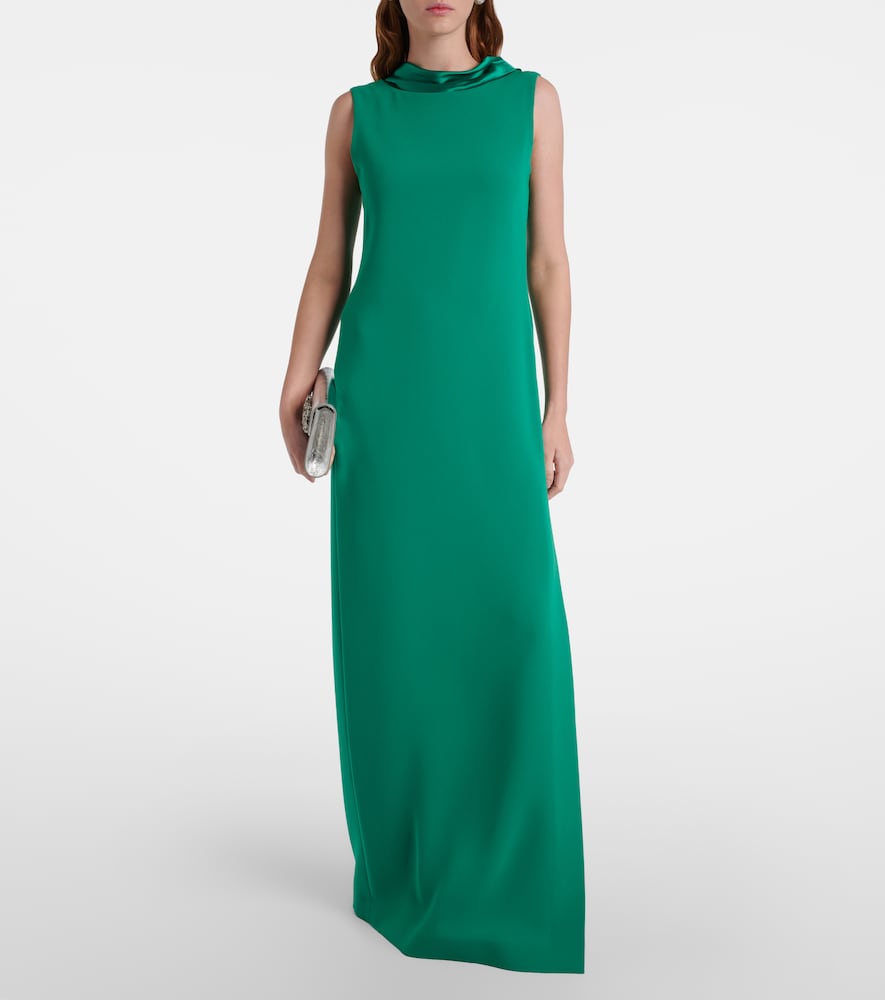 Max Mara Aere cady maxi dress