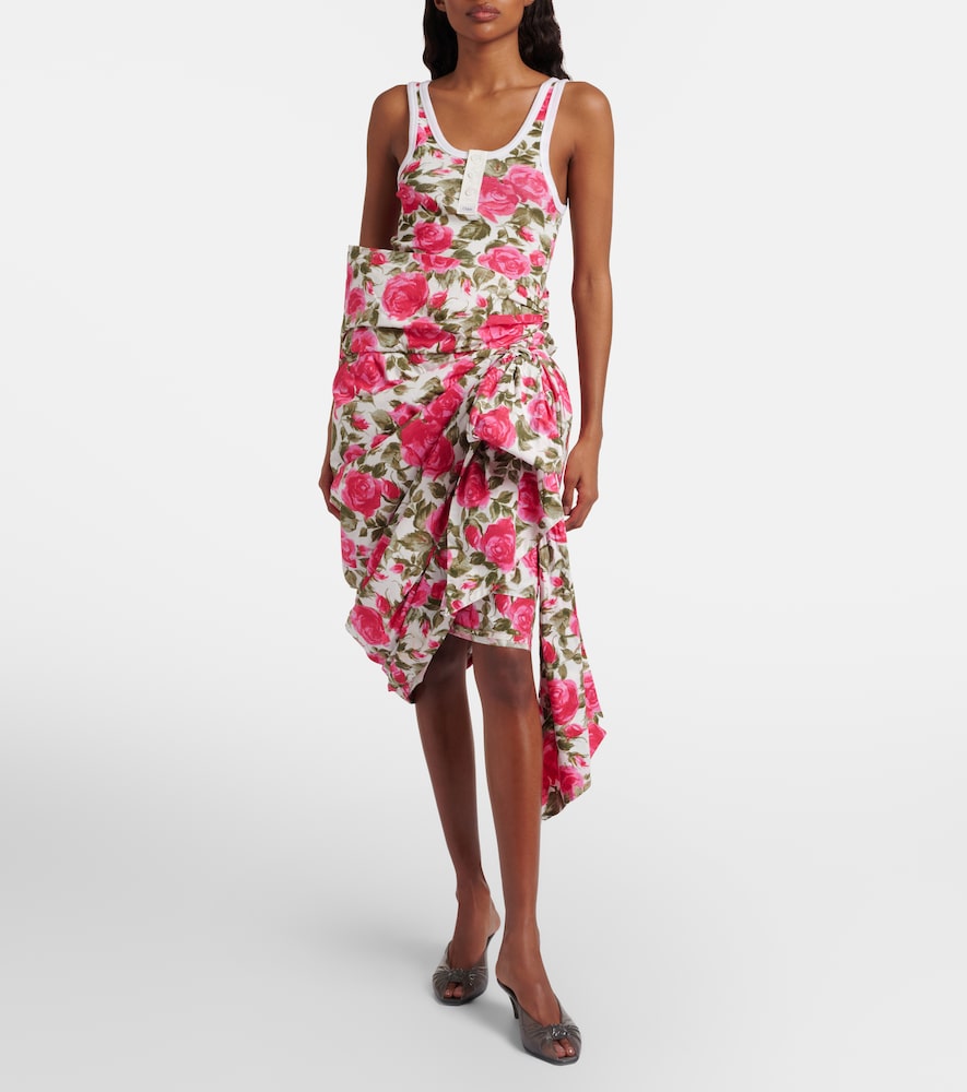  Chloe Chloe Floral Bow-detail Cotton Miniskirt 