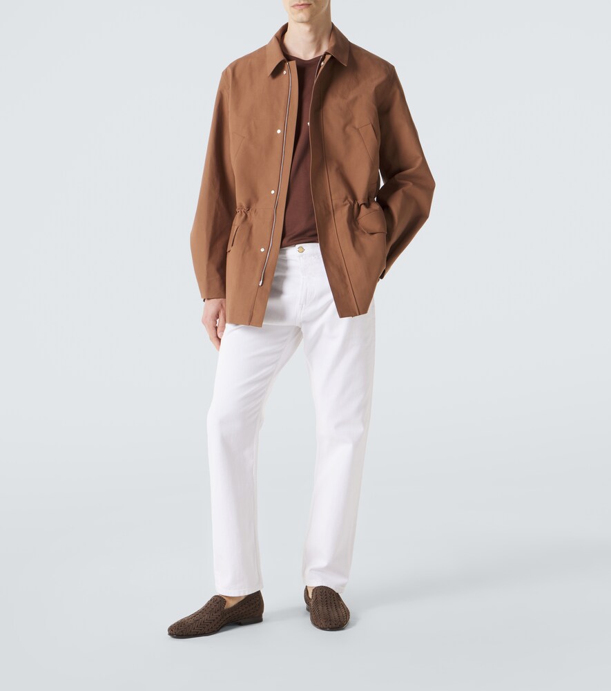  Umit Benan Umit Benan Country Cotton And Linen Jacket 