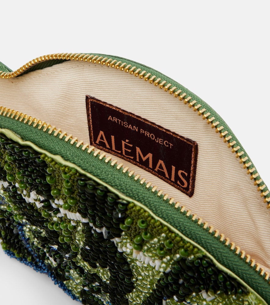  Alemais Alémais Clutch Chameleon Small Con Cuentas 