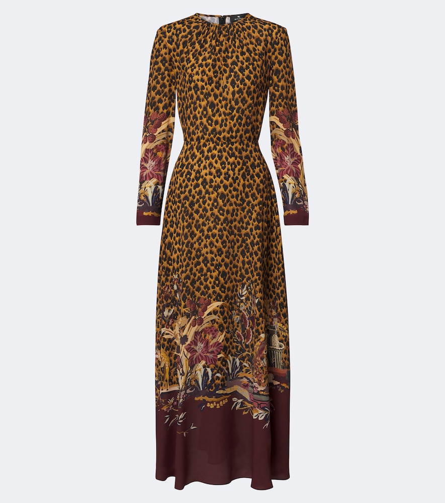 Bedrucktes Maxikleid