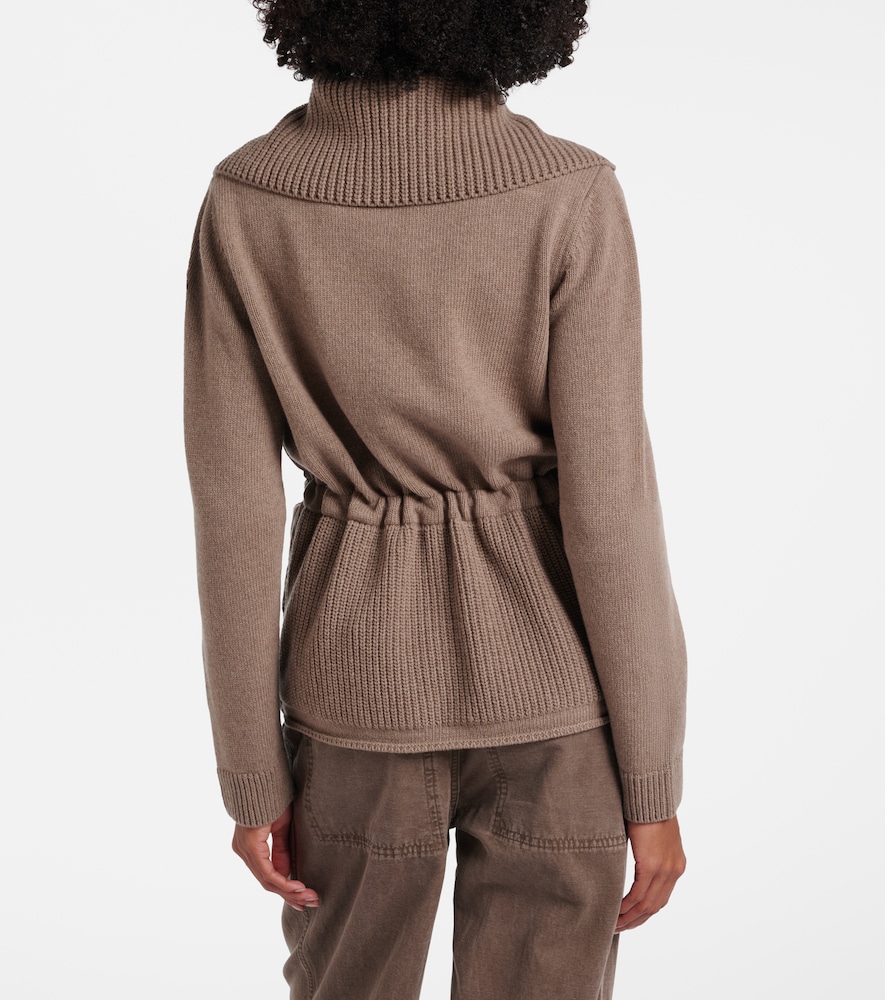 Moncler Down-paneled wool and cashmere cardigan | Thumbnail 6