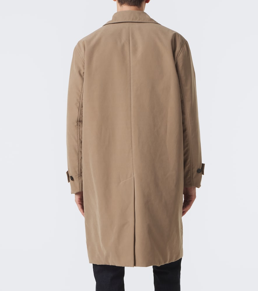 Kiton Technical Trench Coat In Beige