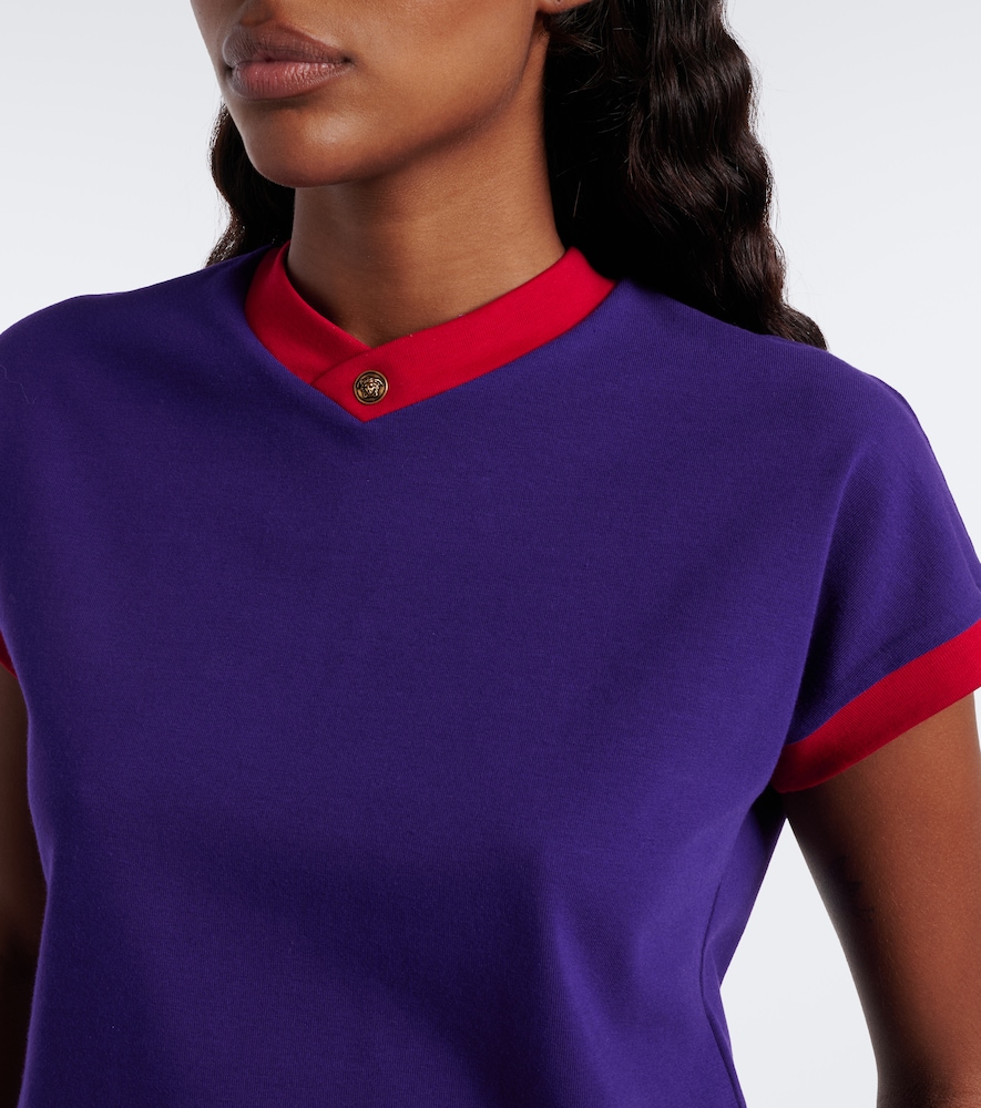 Medusa Cotton-Blend Jersey T-Shirt