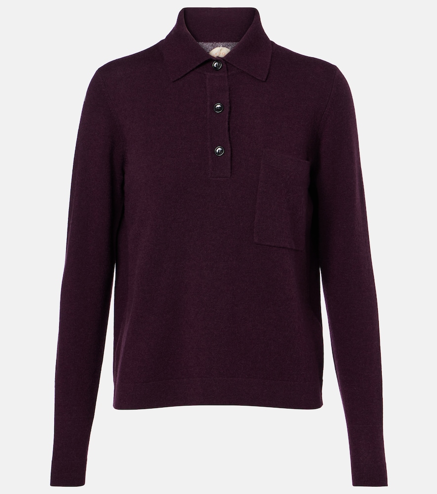 Jardin des Orangers Wool and cashmere polo sweater
