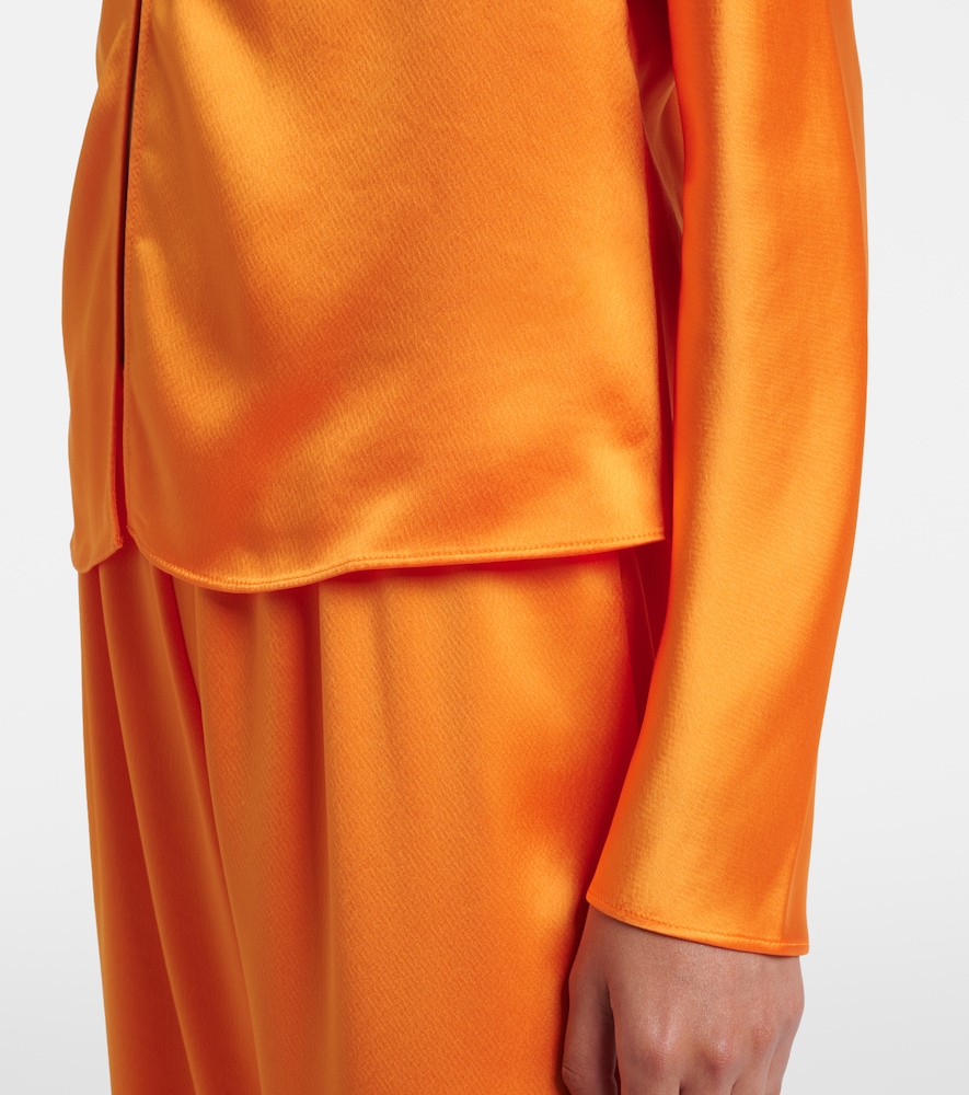 Leset Barb satin top | Thumbnail 2