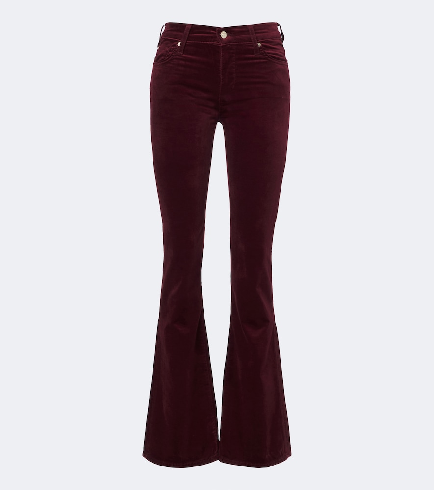 Pantaloni Leggy in velluto di misto cotone
