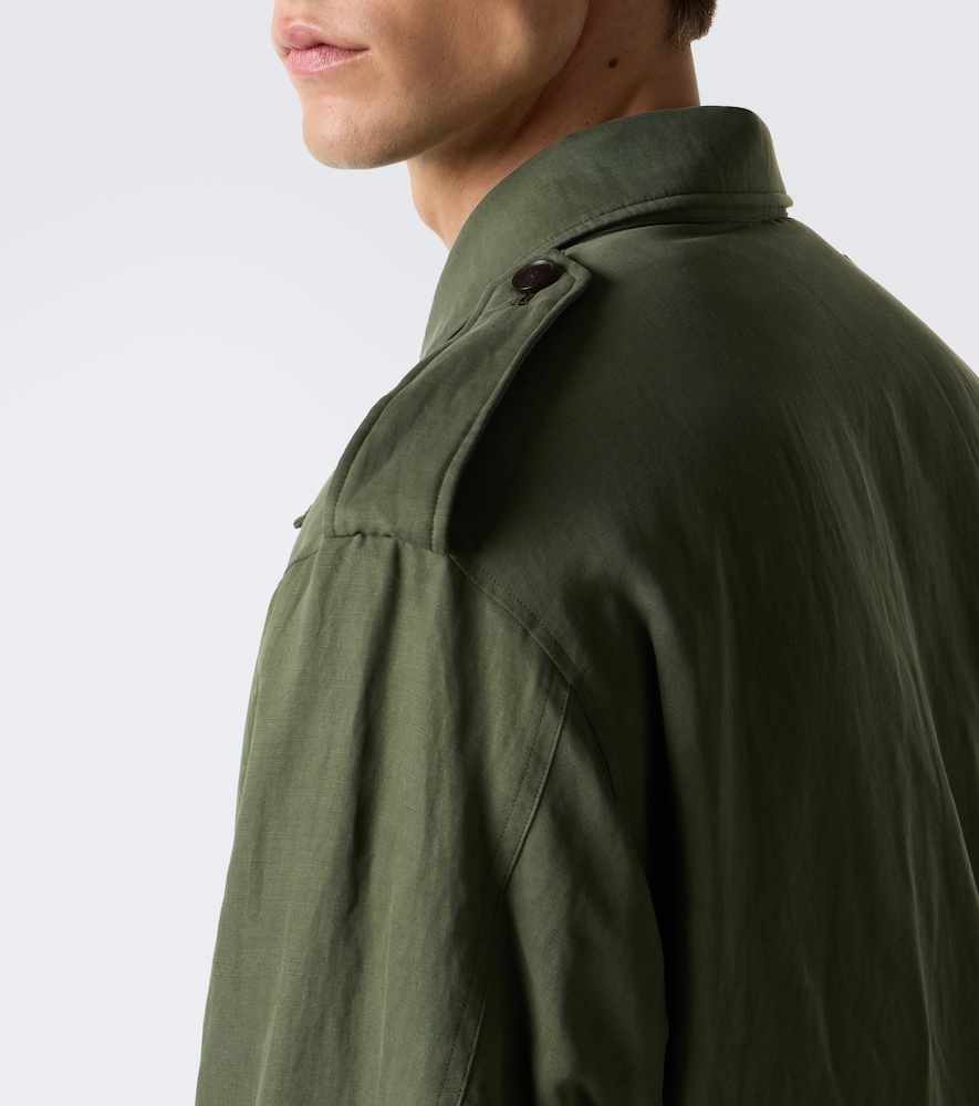And Linen Field Jacket
