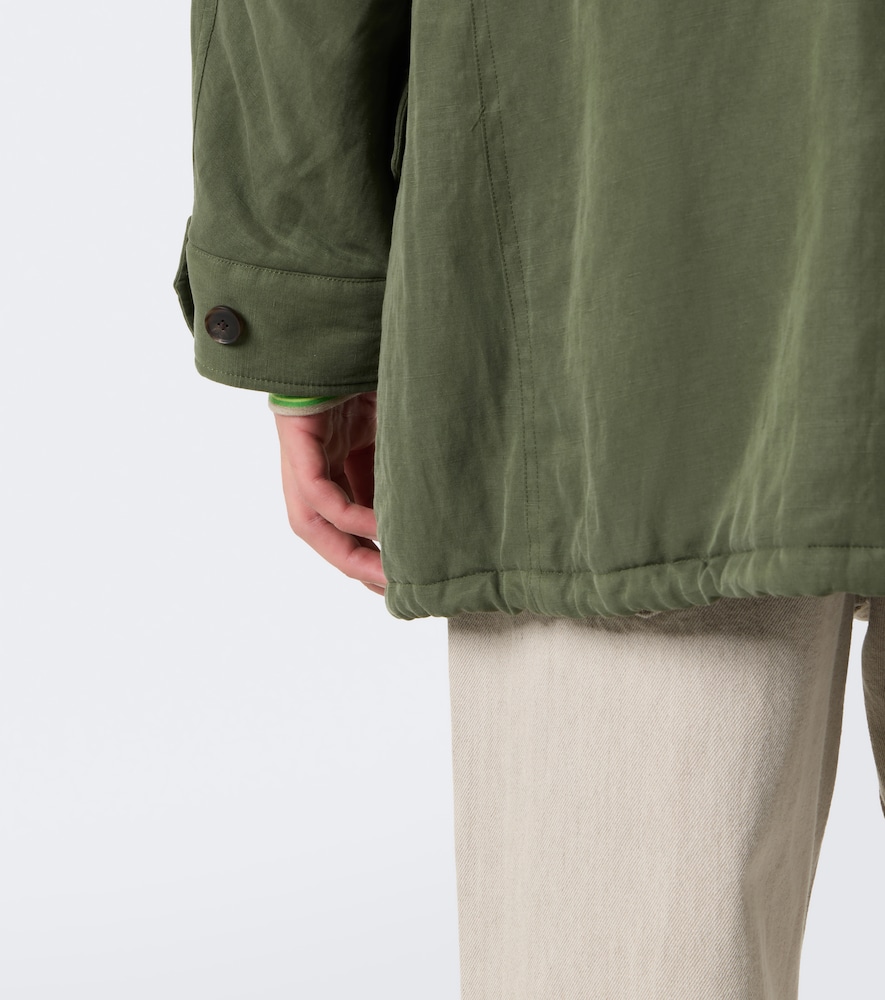 And Linen Field Jacket