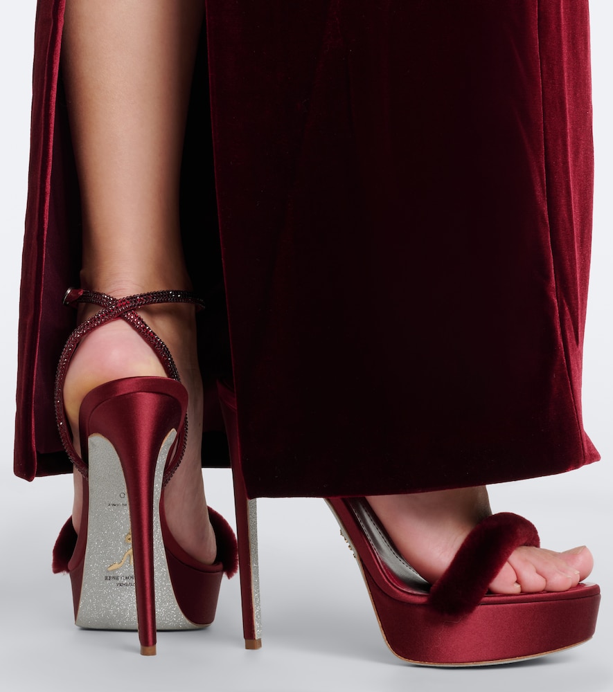Embellished Platform Sandals