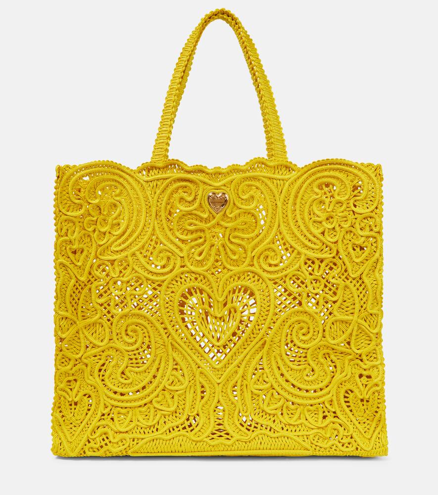 【DOLCE&GABBANA】BEATRICE バッグ ラージ コードレース DOLCE&GABBANA】BEATRICE バッグ ラージ コードレース (Dolce
