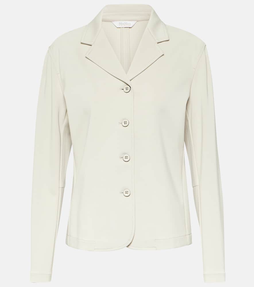 Max Mara Duomo single-breasted jersey blazer