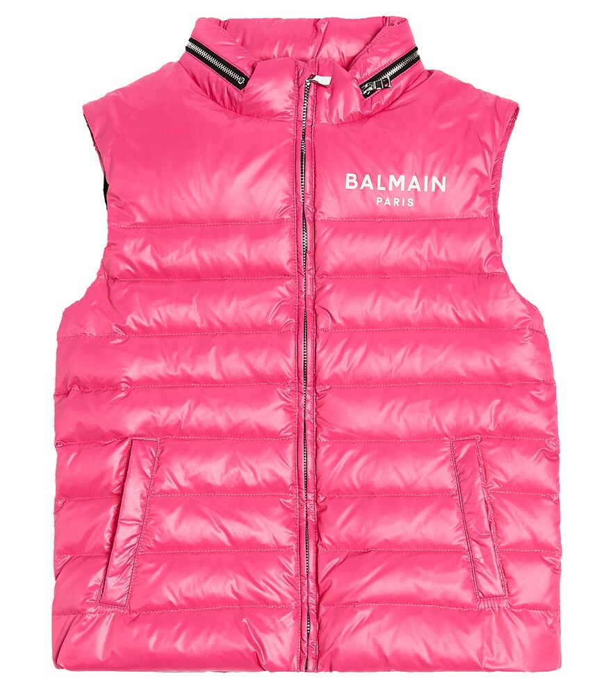  Balmain Kids Balmain Kids Logo Down Jacket 