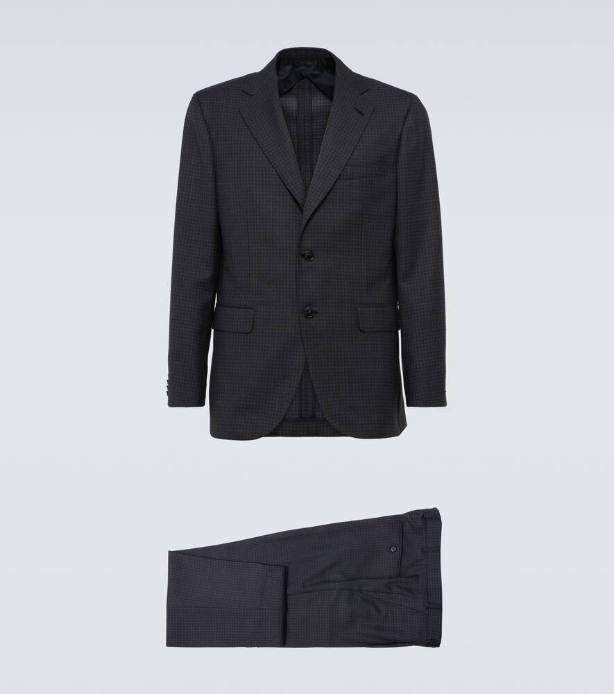 Brioni Houndstooth wool suit