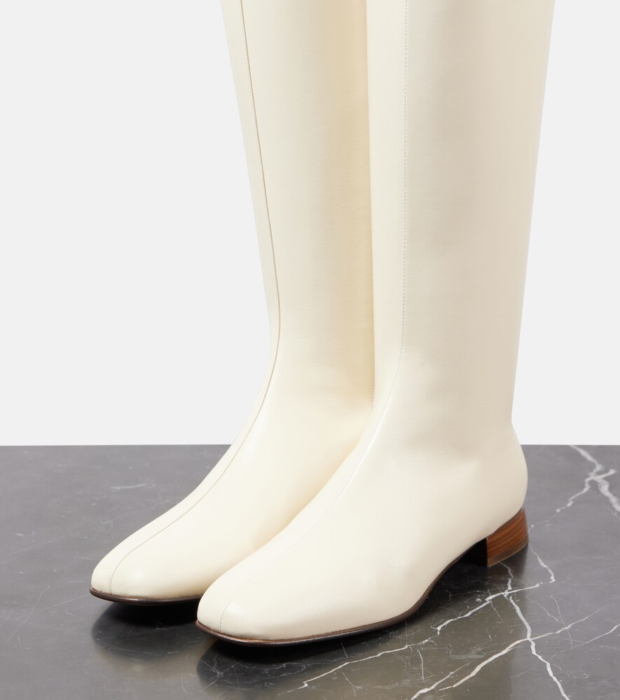 VALENTINO GARAVANI VLOGO SIGNATURE LEATHER BOOTS