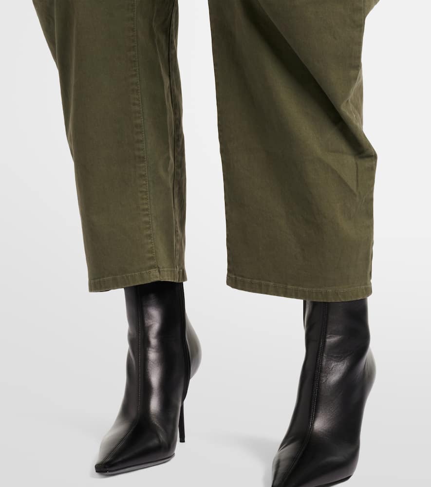 Nili Lotan Cotton Pants In Braun
