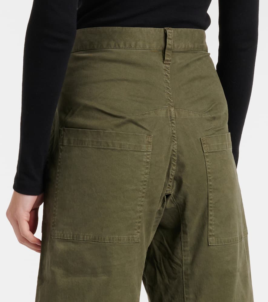 Nili Lotan Cotton Pants In Braun