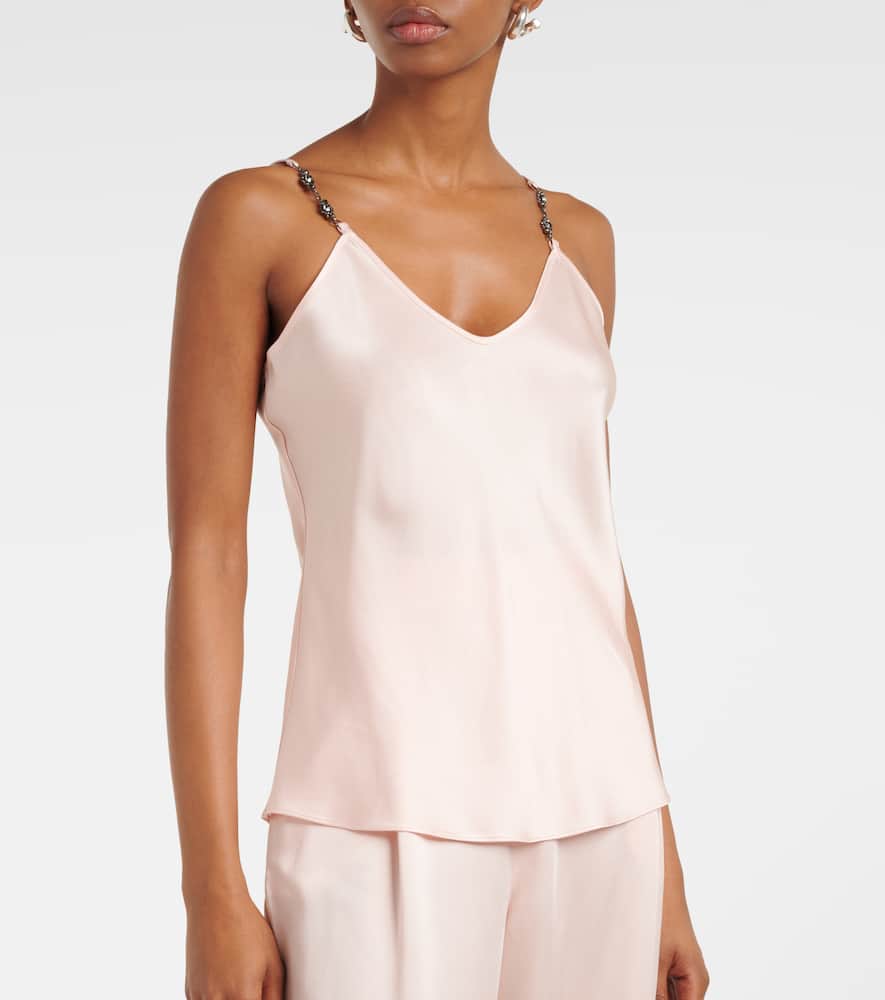 Max Mara Afelio Camisole Top In Beige