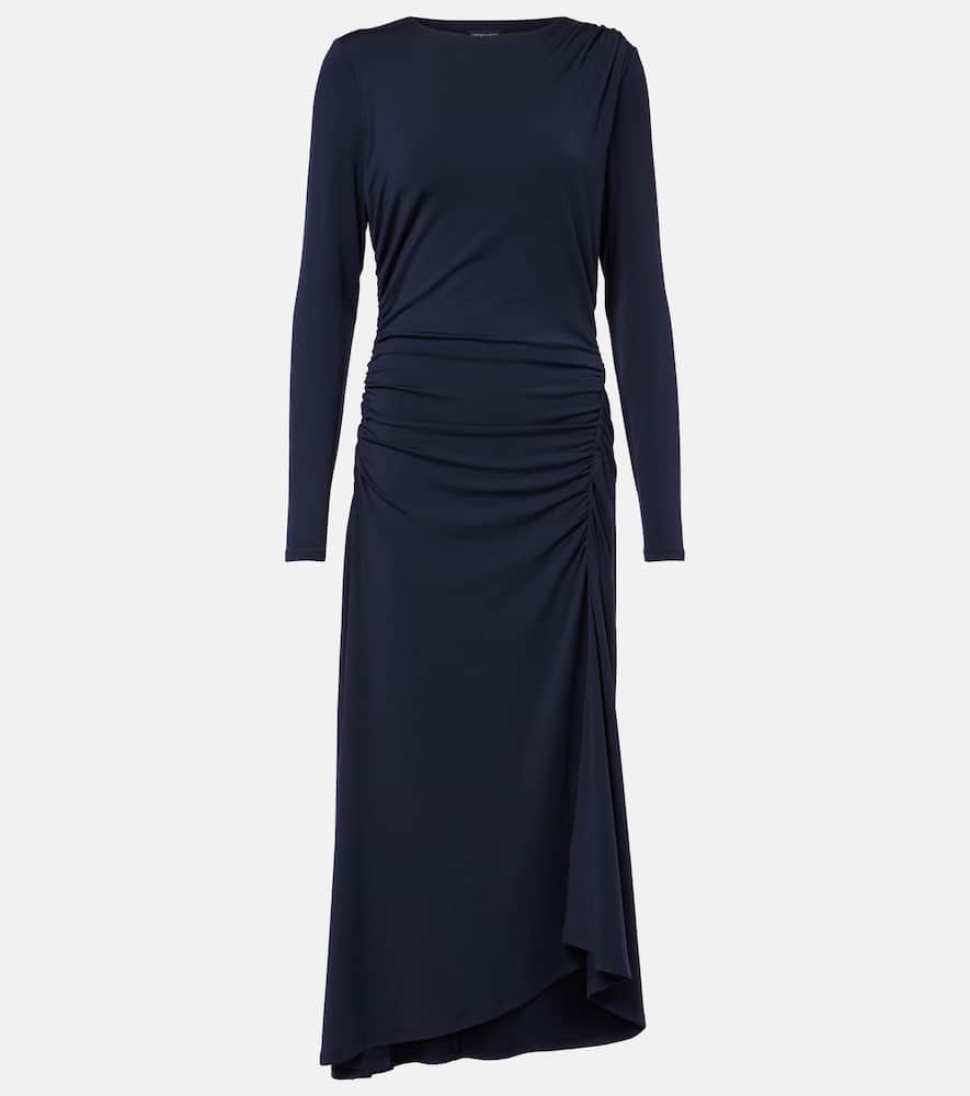 Gathered midi dress