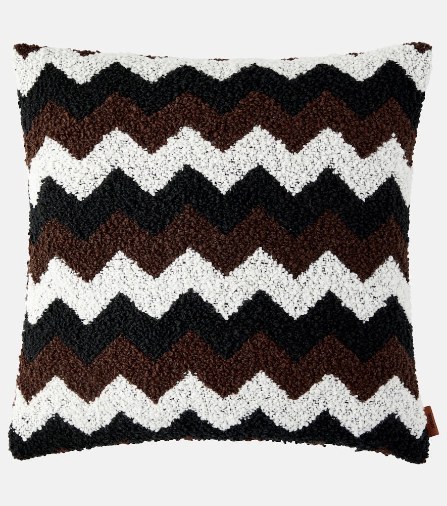 Missoni Riccio Zigzag bouclé cushion